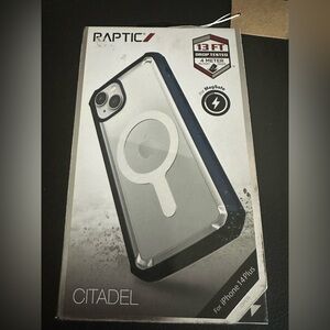 Raptic Citadel MagSafe Compatible Clear/Blue iPhone Case